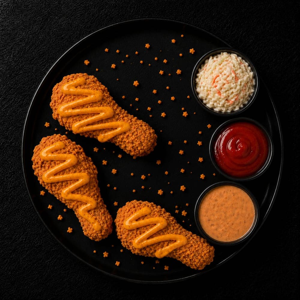 Hot n Crispy Cheesy Drum Sticks (3 pcs)