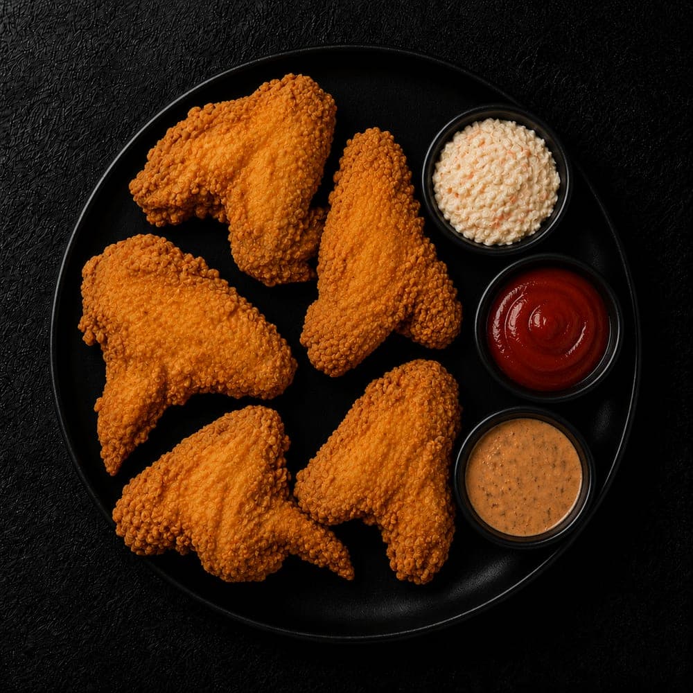 Hot n Crispy Wings (5 pcs)