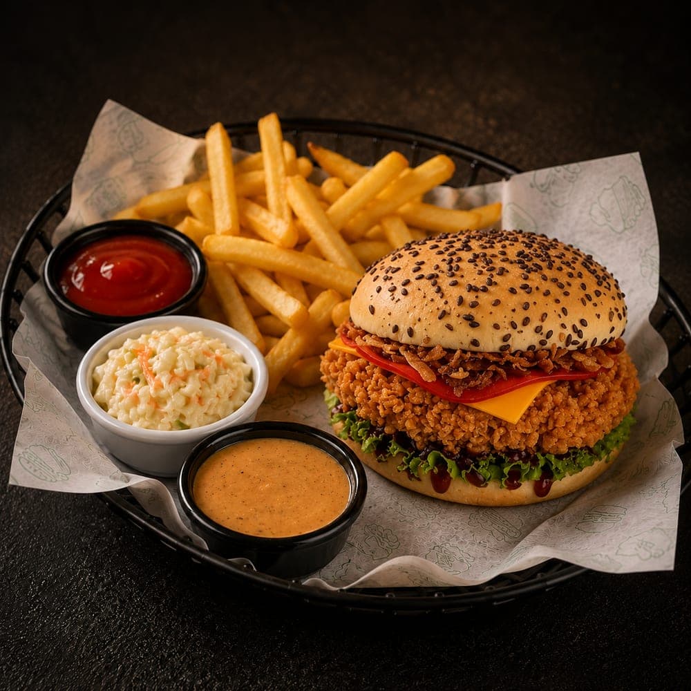 Hot n Smoky Chicken Zinger Burger