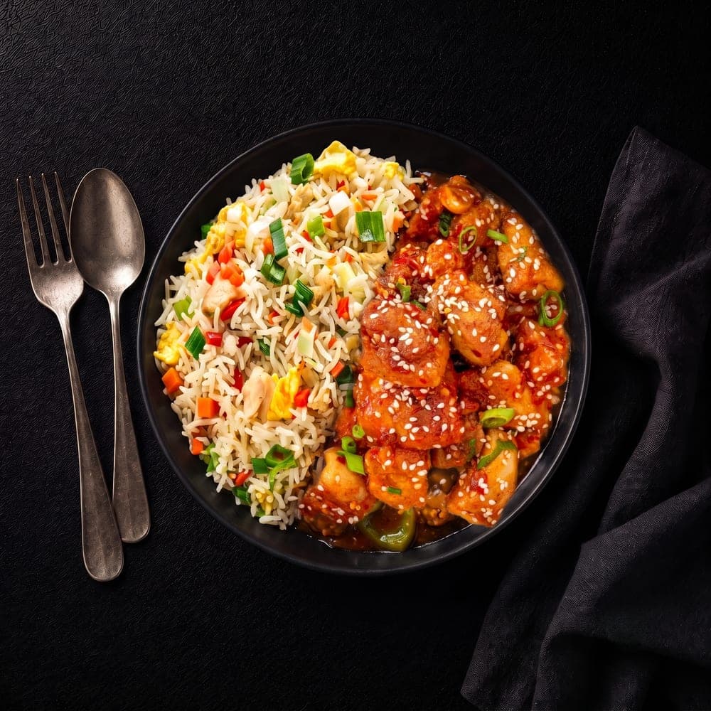 Korean Chicken with Rice