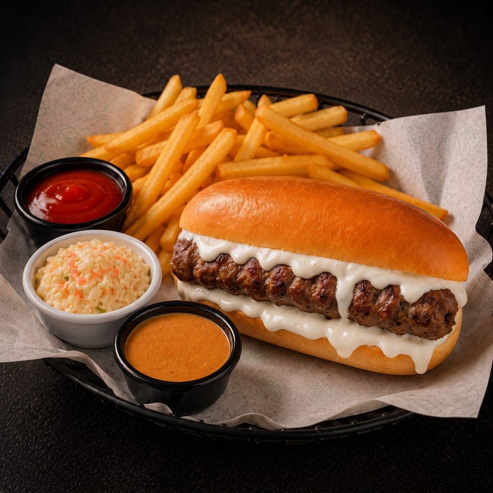 Beef Kabab Sub Burger