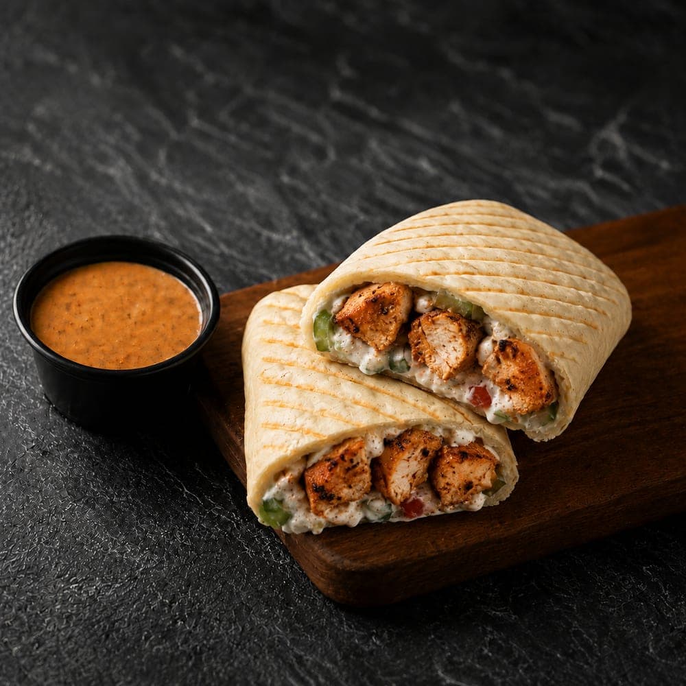 Tikka Boti Pita Wrap